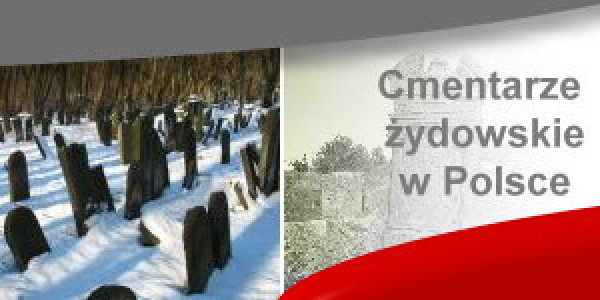 Cmentarze żydowskie w Polsce - fragment baneru