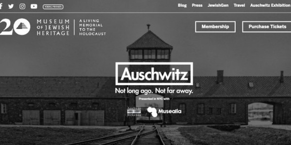 "Auschwitz. Nie tak dawno. Nie tak daleko."