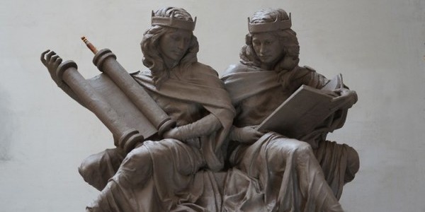 "Synagoga and Ecclesia in Our Time" by Joshua Koffman - Sculpture to Mark 50 Years of New Catholic-Jewish Relationship