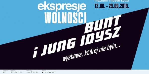 Plakat: Bunt i Jung Idisz - wystawa, której nie było