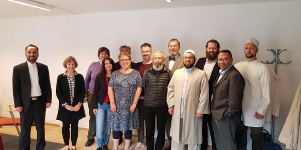 Some of the participants (f.l.t.r.): Imam Morteza Rezazadeh (Iran), Prof. Heidi Hadsell (USA), Rabbi Ute Steyer (Sweden), Elena Dini (Italy), Rabbi Rebecca Lilian (Sweden), Prof. Frederek Mus