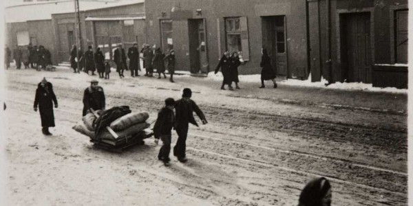 Przesiedlenia Żydów do getta / luty-kwiecień 1940 r. / Źródło: Archiwum ŻIH