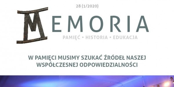 Miesięcznik "Memoria"  nr. 28 - styczeń 2020