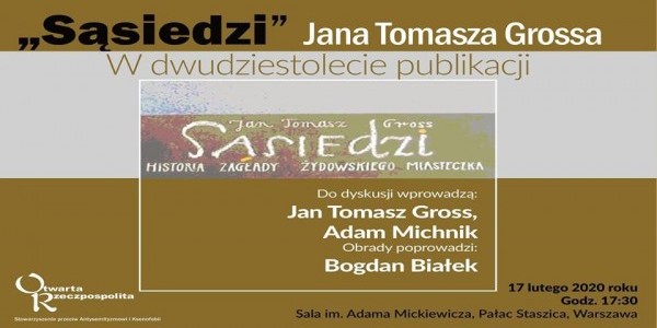 "Sąsiedzi" Jana Tomasza Grossa. W dwudziestolecie publikacji /plakat/