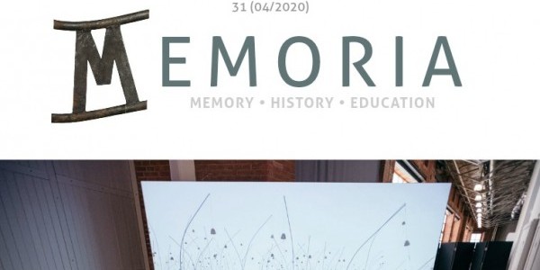 Memoria Magazine Nr. 31 4/2020, fragment strony tytułowej