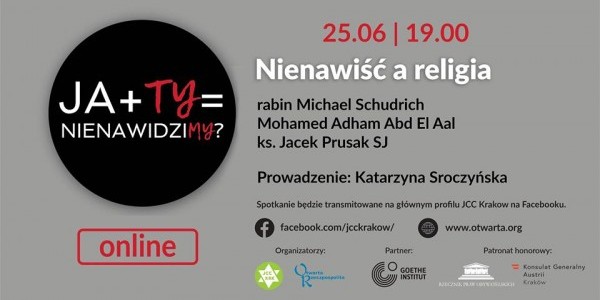 Nienawiść a religia. Panel dyskusyjny - ogłoszenie