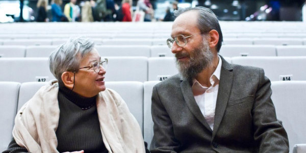 Halina Bortnowska i Stanisław Krajewski - fot. Magda Starowieyska/Muzeum Historii Żydów Polskich