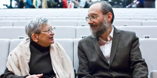 Halina Bortnowska i Stanisław Krajewski - fot. Magda Starowieyska/Muzeum Historii Żydów Polskich