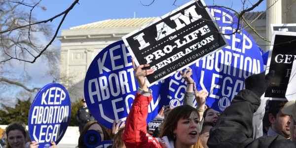 Abortion demonstrators