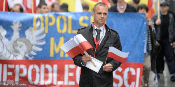 Wybór nacjonalisty Tomasza Greniucha na szefa wrocławskiego IPN oprotestowali historycy z Uniwersytetu Wrocławskiego. (Fot. Michał Grocholski / Agencja Gazeta)