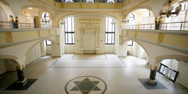 Wnętrze synagogi Pod Białym Bocianem, fot. wroclaw.pl