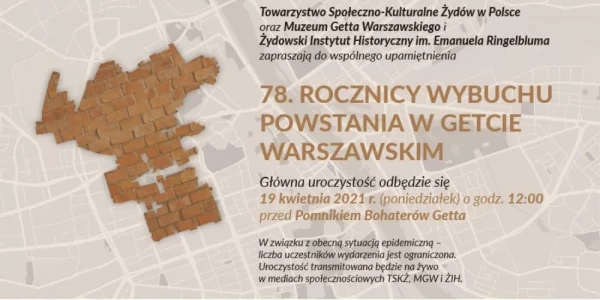 78. rocznica wybuchu Powstania w Getcie Warszawskim
