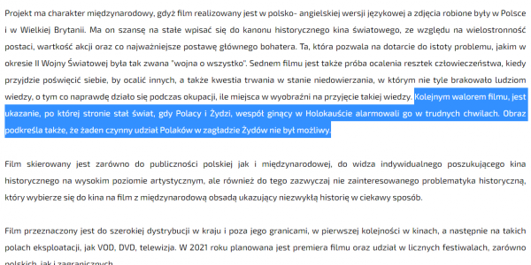 Ze strony internetowej Polskiej Fundacji Narodowej