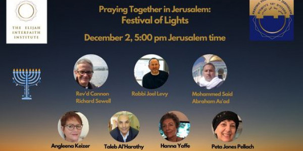 Praying Together in Jerusalem - Festival of Lights