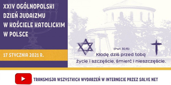 XXIV Dzień Judaizmu w Kościele katolickim w Polsce - plakat