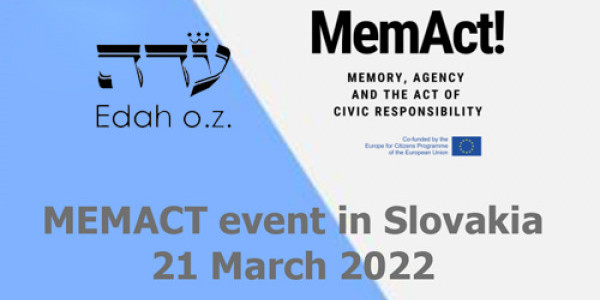 MEMACT event in Slovakia 21 March 2022