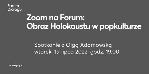 Seminarium - Obraz Holokaustu w popkulturze