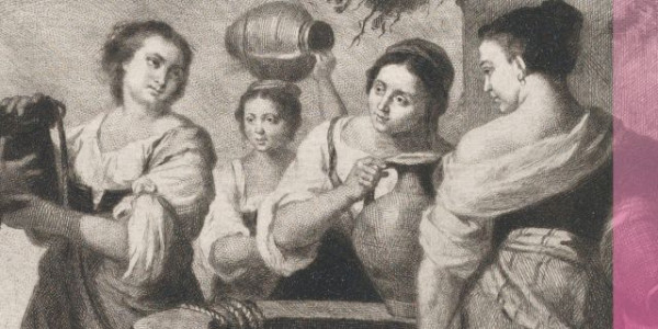 Ilustracja: Chardon-Wittmann, Rebecca and Eliezer at the well