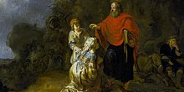 Gerbrand van den Eeckhout, Elisha and the Shunammite woman, 1649.