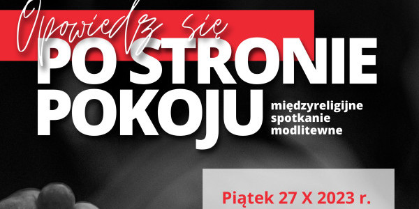 Opowiedz się po stronie pokoju