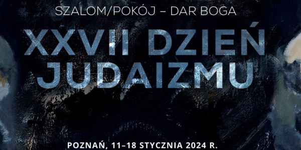 XXVII Dzień Judaizmu w Poznaniu -plakat