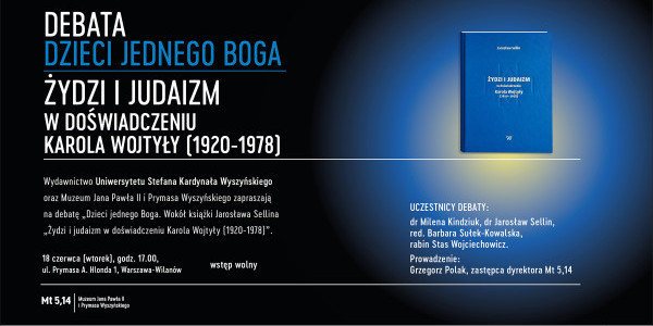 Żydzi i judaizm w doświadczeniu Karola Wojtyły 1920-1978 - strona tytułowa