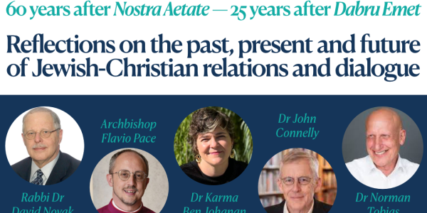 Reflecting on the Past, Present, and Future of Jewish-Christian Relations and Dialogue