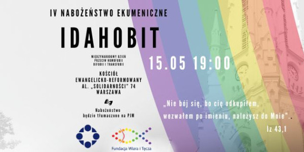 IV Ekumenicznym Nabożeństwo z okazji IDAHOBIT