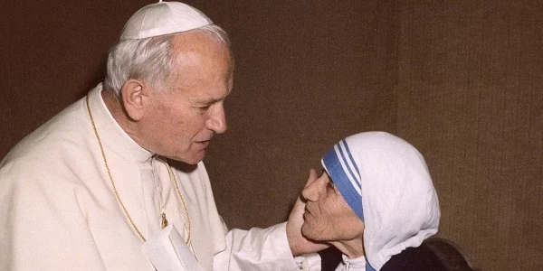 Jan PAweł II i Matka Teresa