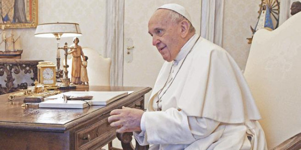 Papa Francesco, 85 anni (Vatican Media/LaPresse)