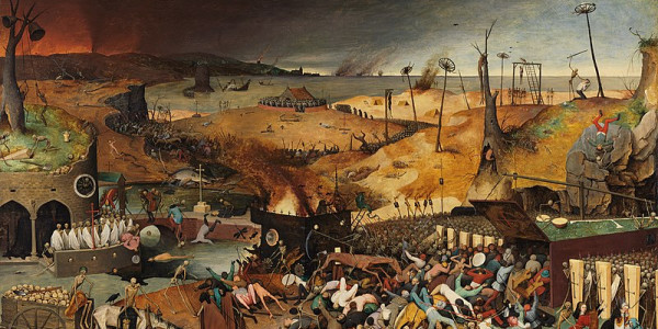 Pieter Bruegel the Elder painting The Triumph of Death depicting the results of a pandemic