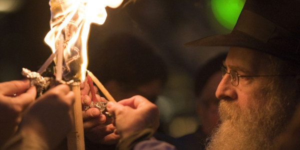 Chanuka na Union Square w San Francisco. Fot. Thomas Hawk/Flickr/CC BY-NC 2.0